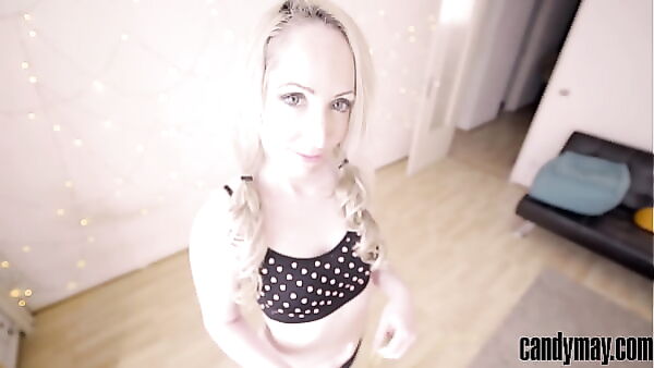 Candy May: Ripped Leggings and a Double Penetration