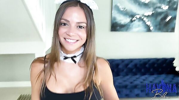 Latina Maid: Havana Bleu Cleans for J Mac