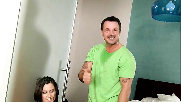 Sensual Jane: Busty Bedroom Titfuck and Blowjob