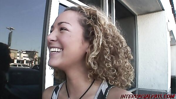 Teagan Hart Interracial Pickup: Curly Blonde BBC