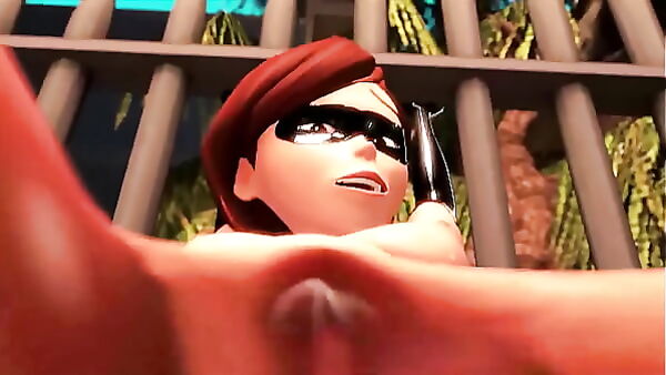 Elastigirl 3D Hentai: The Incredibles Parody Anal Loop
