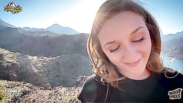 Molly Pills Fucked Outdoors On A Desert Hike