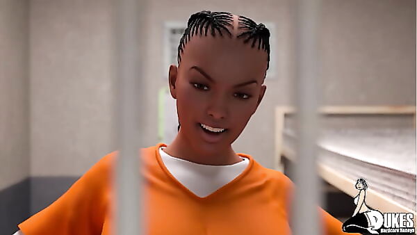 Cartoon Office Boss and Employee: an interracial 3D toon